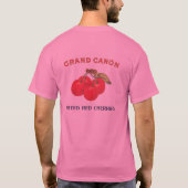 ヴィンテージさくらんぼ作成ラベル Tシャツ (裏面)