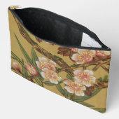 ヴィンテージさくらんぼ咲きアジアの日本の花 アクセサリーポーチ (見開き)