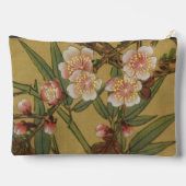 ヴィンテージさくらんぼ咲きアジアの日本の花 アクセサリーポーチ (裏面)