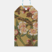 ヴィンテージさくらんぼ咲きアジアの日本の花 ギフトタグ (正面)