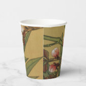 ヴィンテージさくらんぼ咲きアジアの日本の花 紙コップ (右)