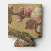 ヴィンテージさくらんぼ咲きアジアの日本の花 缶クーラー (正面)