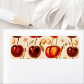 ヴィンテージさくらんぼ品種アンティークさくらんぼフルーツ ラベル (インサイチュ)