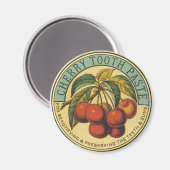 ヴィンテージさくらんぼ歯磨き粉 マグネット (正面/裏面)