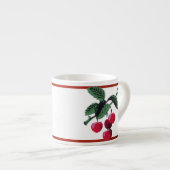 ヴィンテージさくらんぼ エスプレッソカップ (正面右)