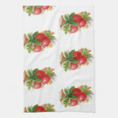 ヴィンテージさくらんぼ キッチンタオル (縦)