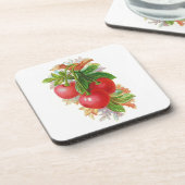 ヴィンテージさくらんぼ コースター (左側)