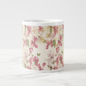 ヴィンテージさくらんぼ ジャンボコーヒーマグカップ (正面)