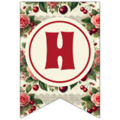 ヴィンテージさくらんぼ「スウィートワン」第1期パーティー バンティングフラッグ (第2の旗)