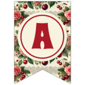 ヴィンテージさくらんぼ「スウィートワン」第1期パーティー バンティングフラッグ (第3の旗)