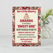 ヴィンテージさくらんぼ「スウィートワン」第1期パーティー 招待状 (スタンド正面)
