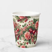 ヴィンテージさくらんぼ「スウィートワン」第1期パーティー 紙コップ (裏面)