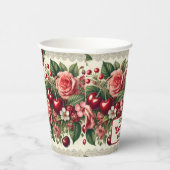 ヴィンテージさくらんぼ「スウィートワン」第1期パーティー 紙コップ (右)