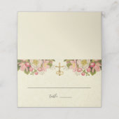 ヴィンテージさくらんぼ·ブエレガントロッ結婚ツ·カトリック プレイスカード (外部開封)