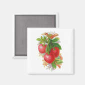 ヴィンテージさくらんぼ マグネット (正面/裏面)