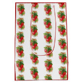 ヴィンテージさくらんぼ ミディアムペーパーバッグ (裏面)