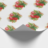 ヴィンテージさくらんぼ ラッピングペーパー (角)