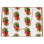 ヴィンテージさくらんぼ ラージペーパーバッグ (正面)