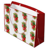 ヴィンテージさくらんぼ ラージペーパーバッグ (裏面アングル)