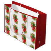 ヴィンテージさくらんぼ ラージペーパーバッグ (正面アングル)