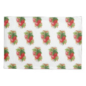 ヴィンテージさくらんぼ 枕カバー (裏面)