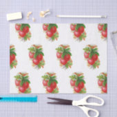 ヴィンテージさくらんぼ 薄葉紙 (クラフト)