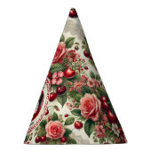 ヴィンテージさくらんぼ「Sweet One」 1st Birthday Photo パーティーハット (右)