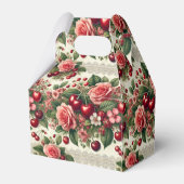 ヴィンテージさくらんぼ「Sweet One」 1st Birthday Photo フェイバーボックス (裏面サイド)