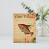 ヴィンテージさけ鯉フローラ ポストカード (スタンド正面)