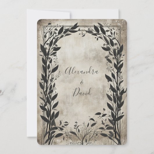 ヴィンテージささやき 招待状 (正面)