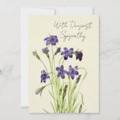 ヴィンテージしだれバイオリッツフローラコンビニエンスカード カード (正面)