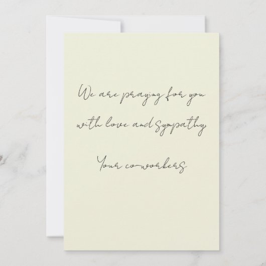 ヴィンテージしだれバイオリッツフローラコンビニエンスカード カード (裏面)