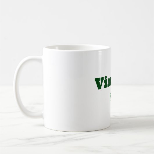 ヴィンテージしゃれているマグ コーヒーマグカップ (左)