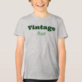 ヴィンテージしゃれているTシャツ トライブレンドＴシャツ (正面)