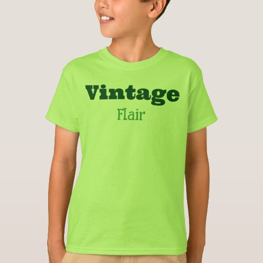 ヴィンテージしゃれているTシャツ Tシャツ (正面)