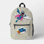 ヴィンテージすごいグローバ プリントバックパック (正面)