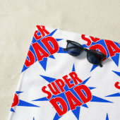 ヴィンテージすごい漫画パパ父の日 ビーチタオル (インサイチュ)