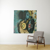 ヴィンテージすしプレゼント タペストリー (インサイチュ(横))