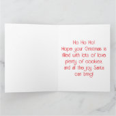 ヴィンテージすてきクリスマス切手 カード (内部)