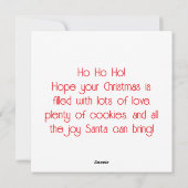 ヴィンテージすてきクリスマス切手 シーズンカード (裏面)