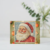 ヴィンテージすてきクリスマス切手 シーズンポストカード (スタンド正面)