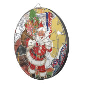 ヴィンテージすてきクリスマス、サンタクロースプレゼント ダーツボード (正面右)