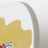 ヴィンテージすてきクリスマス、サンタクロースプレゼント ピックルボールラケット (左詳細)