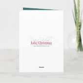 ヴィンテージすてきサンタクロースクリスマスカード シーズンカード (裏面)