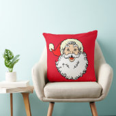 ヴィンテージすてきサンタクロースクリスマス装飾用クッション クッション (椅子)