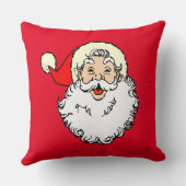 ヴィンテージすてきサンタクロースクリスマス装飾用クッション クッション (裏面)