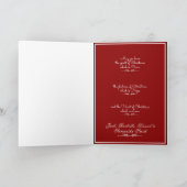 ヴィンテージすてきサンタクロース、クリスマス シーズンカード (内部)