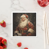 ヴィンテージすてきサンタクロース スタンダードカクテルナプキン (インサイチュ)
