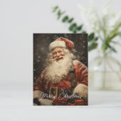 ヴィンテージすてきサンタクロース ポストカード (スタンド正面)