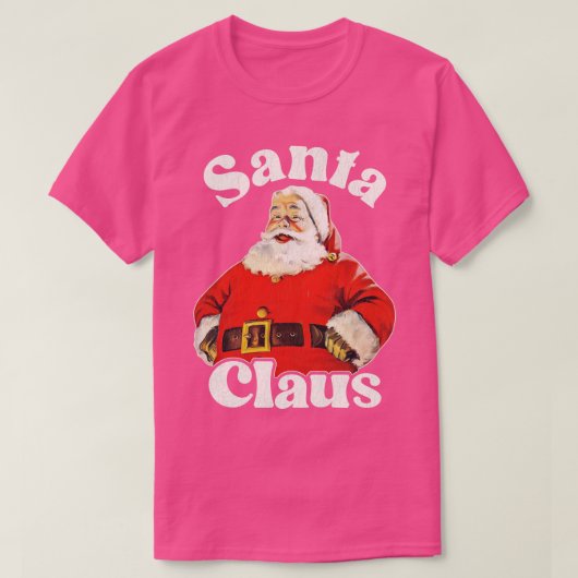 ヴィンテージすてきサンタクロース Tシャツ (デザイン正面)